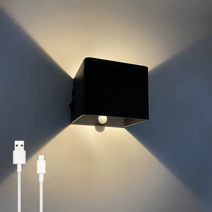 Rechargeable Modern Cube Wall Light
