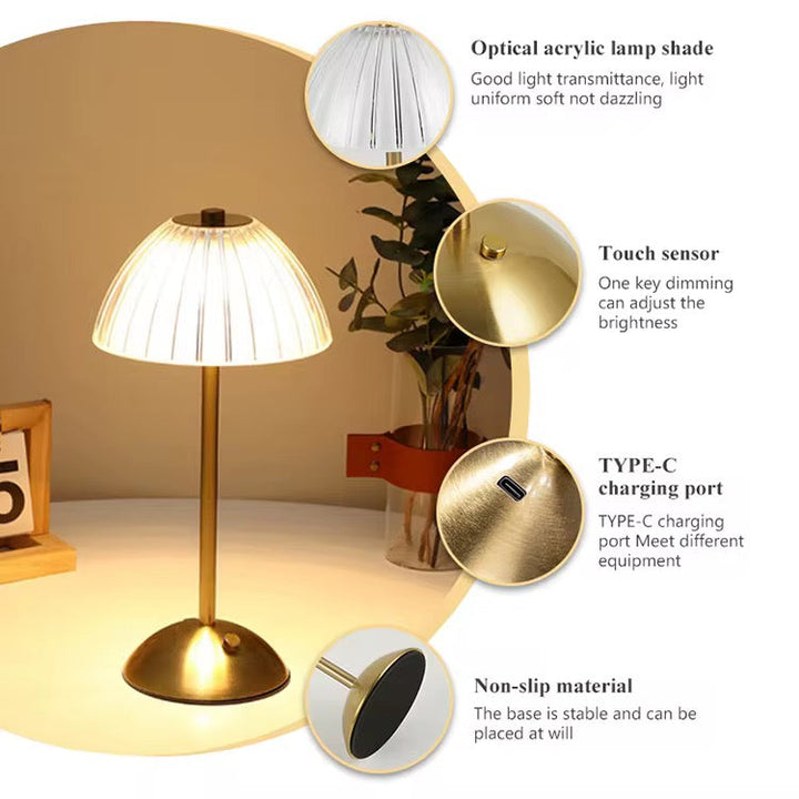 Rechargeable Modern Acrylic Table Lamps