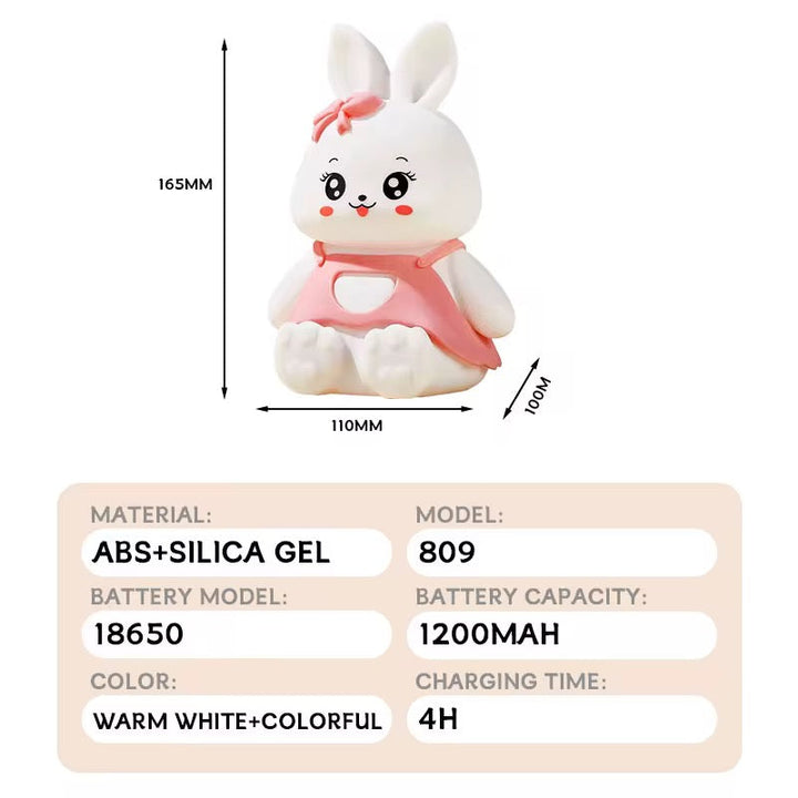 Cute Bunny Table Lamp for Kids' Rooms