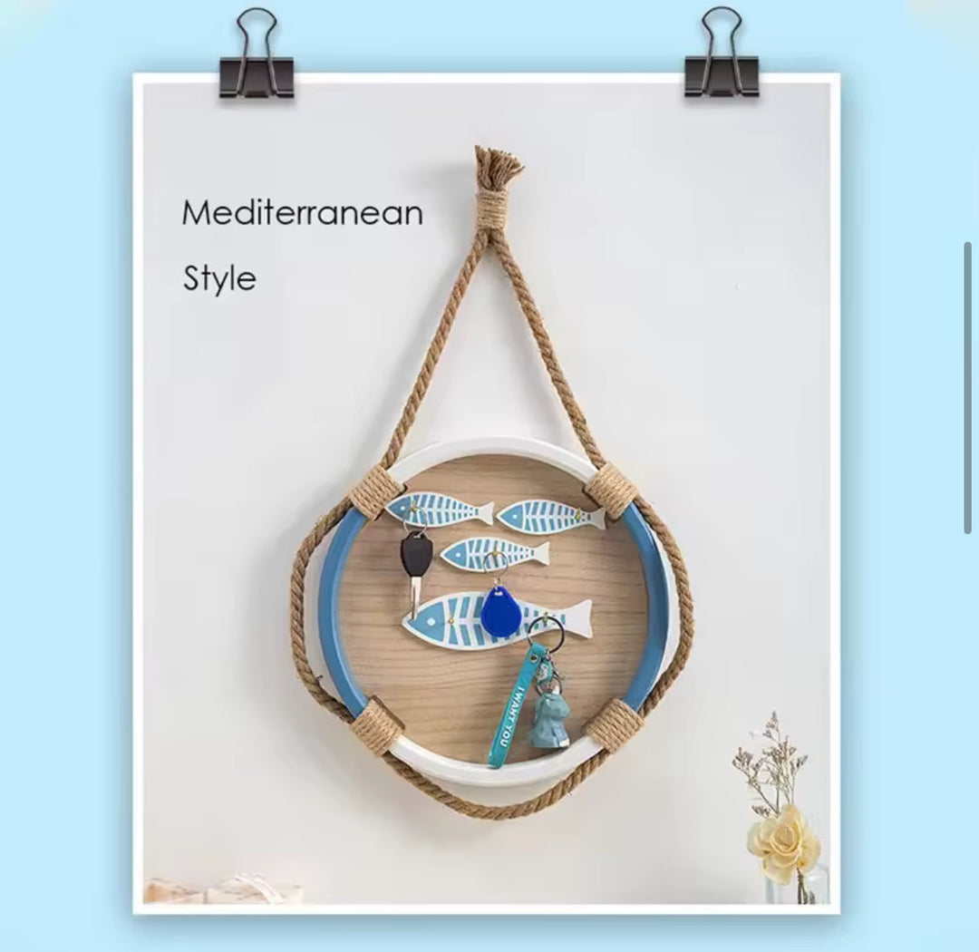 Nautical Fish Key Holder