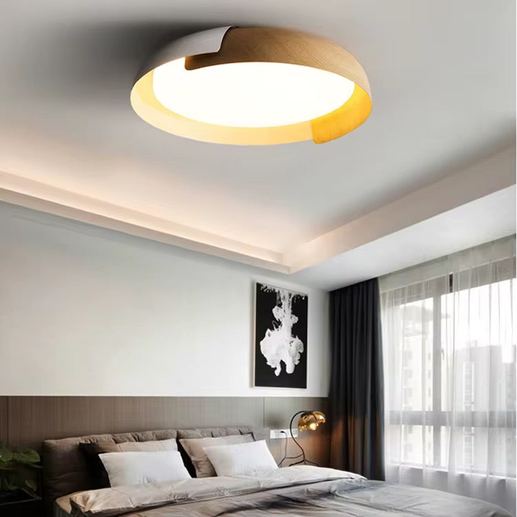 Modern Two-Tone Circular Ceiling Light