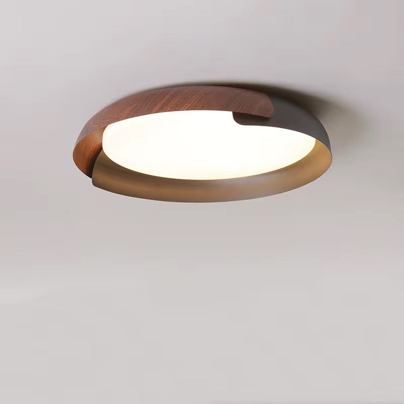 Modern Two-Tone Circular Ceiling Light