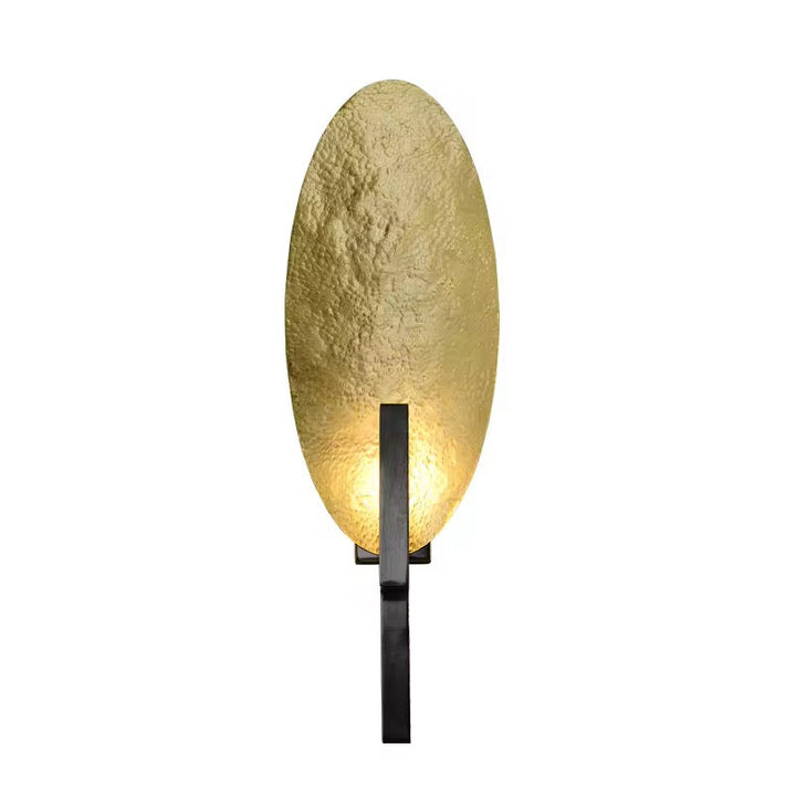 Golden Oval Wall Sconce