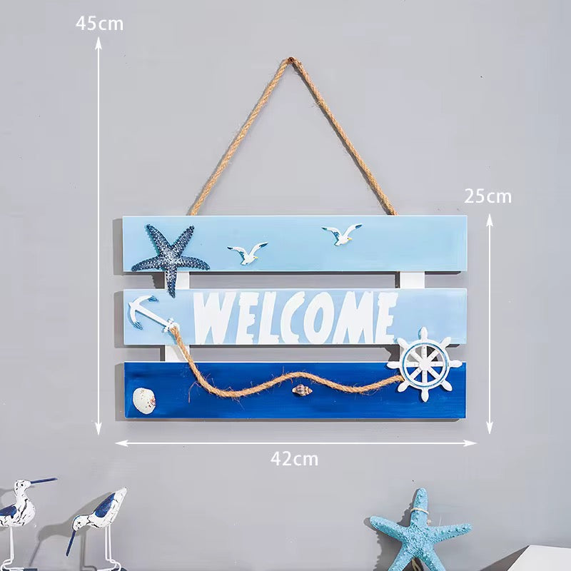 Nautical 'Welcome' Wall Sign