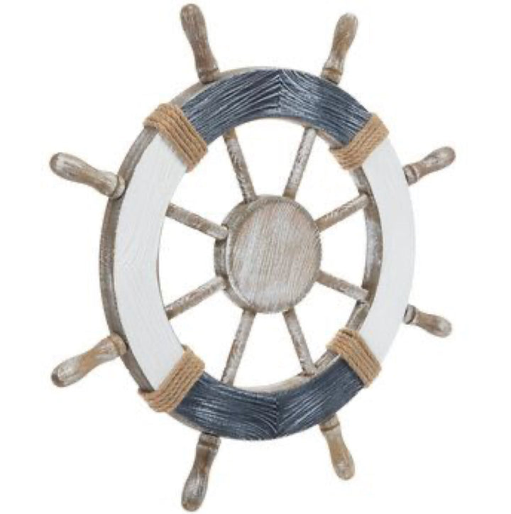 Wooden Ship Wheel Decor