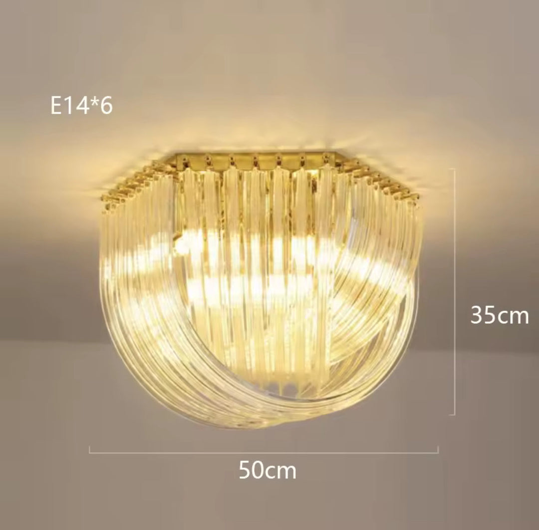Crystal Curve Chandelier
