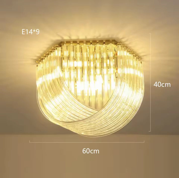 Crystal Curve Chandelier