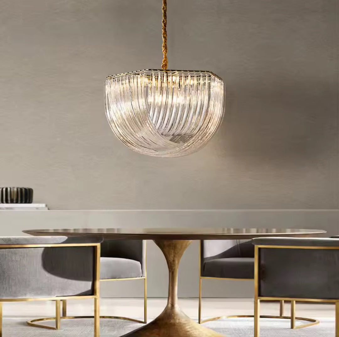 Crystal Curve Chandelier