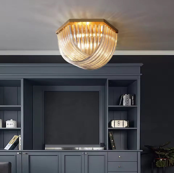 Crystal Curve Chandelier