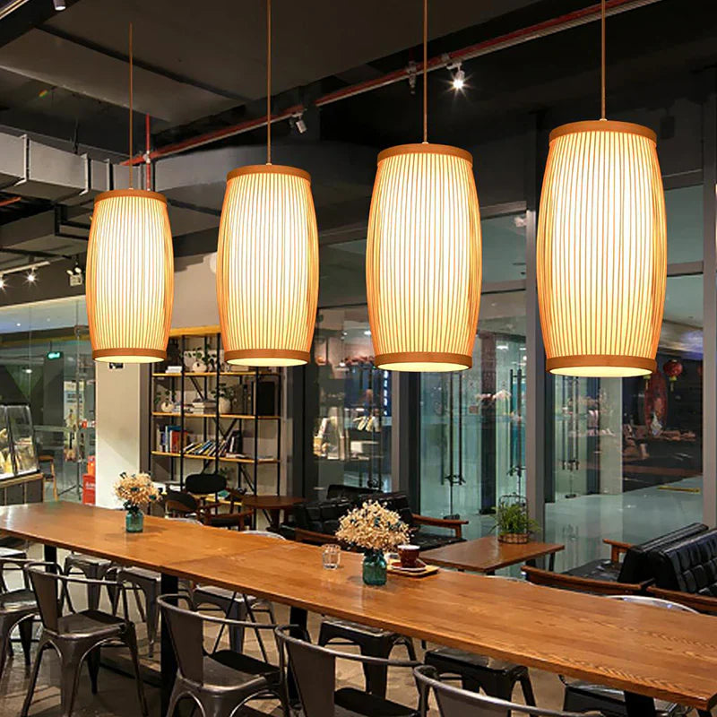 Rustic Bamboo Wall Light