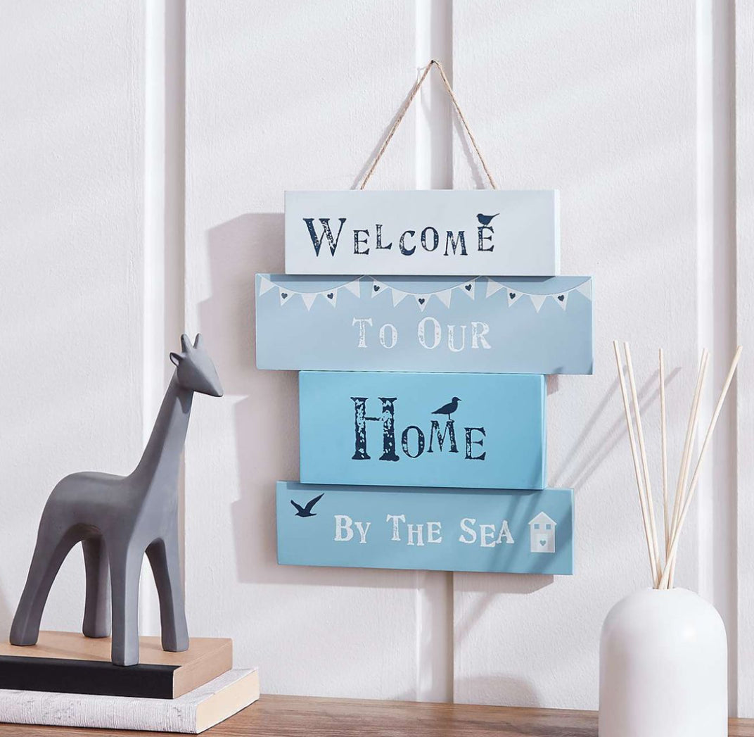 Coastal Welcome Sign