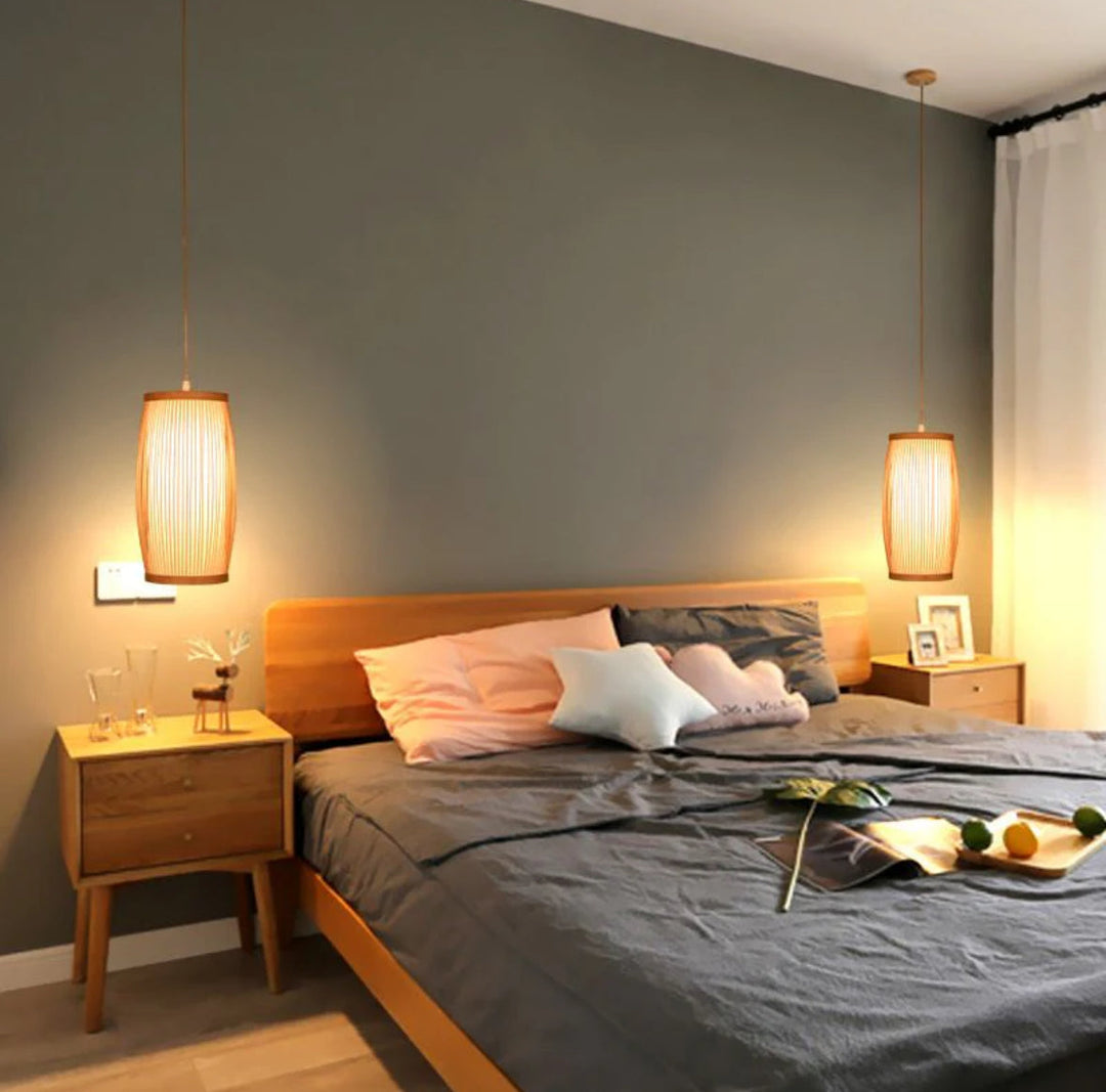 Rustic Bamboo Wall Light