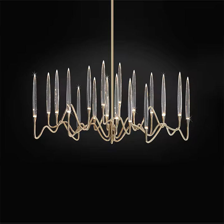 Crystal Wave Chandelier