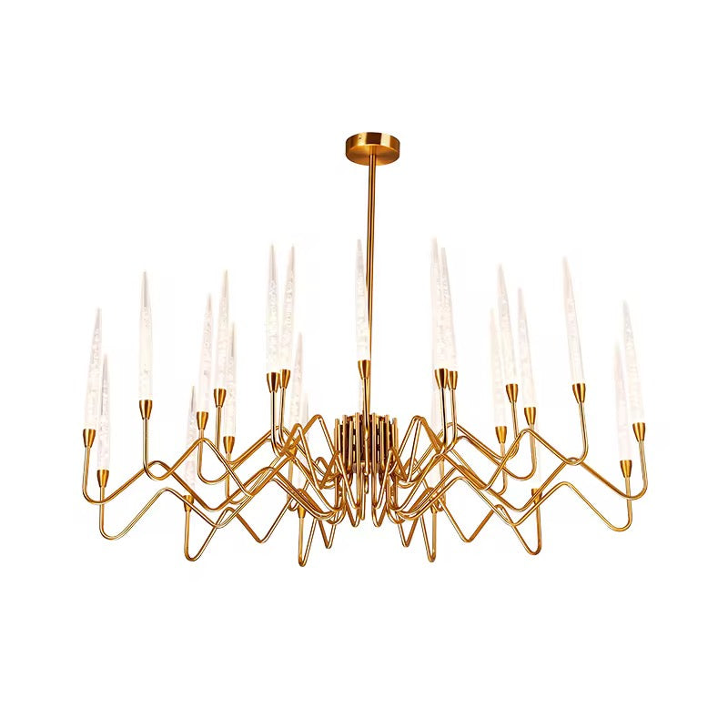 Crystal Wave Chandelier