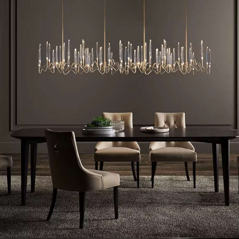 Crystal Wave Chandelier