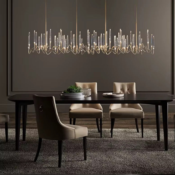 Crystal Wave Chandelier