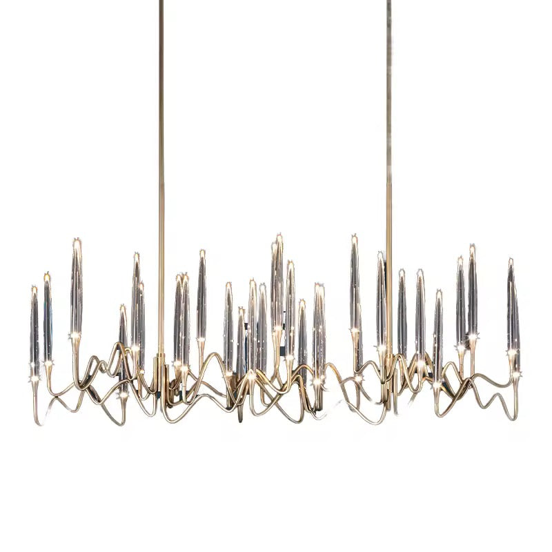 Crystal Wave Chandelier