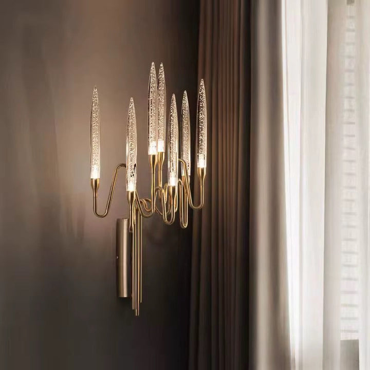 Crystal Wave Wall Light