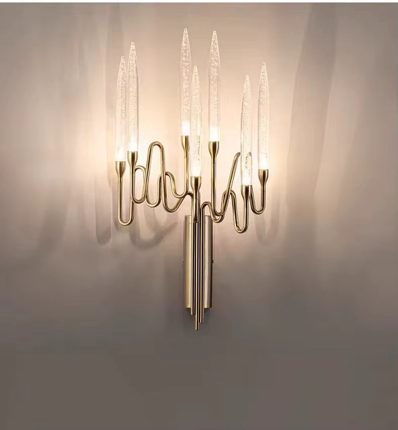 Crystal Wave Wall Light