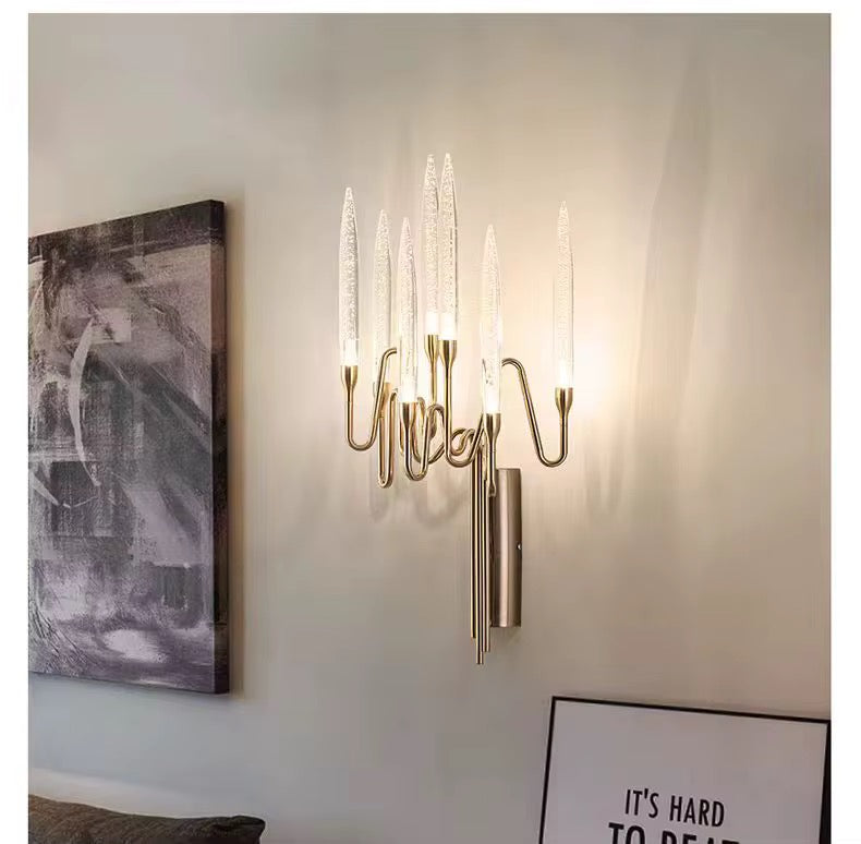 Crystal Wave Wall Light