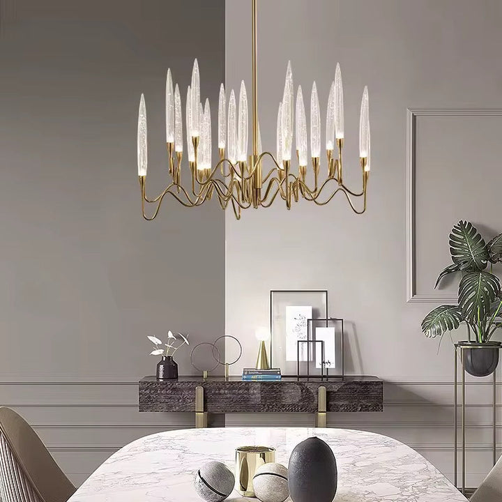 Crystal Wave Chandelier