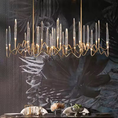 Crystal Wave Chandelier