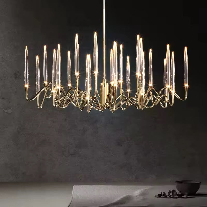Crystal Wave Chandelier