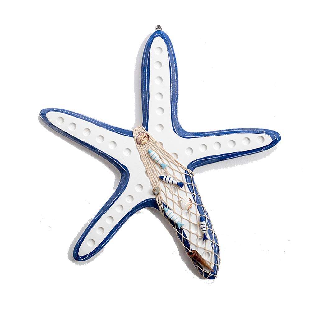 Hanging Starfish Wall Decor - Nautical Resin Decorations