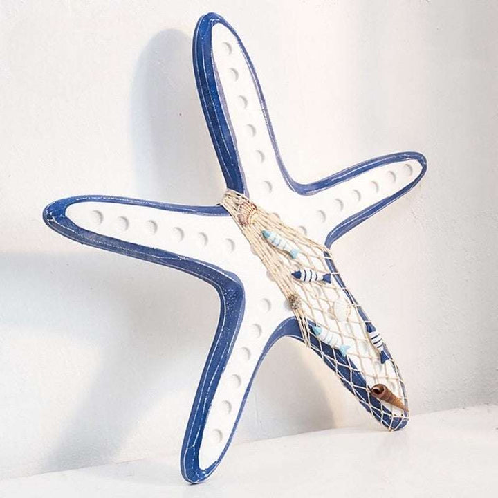 Hanging Starfish Wall Decor - Nautical Resin Decorations