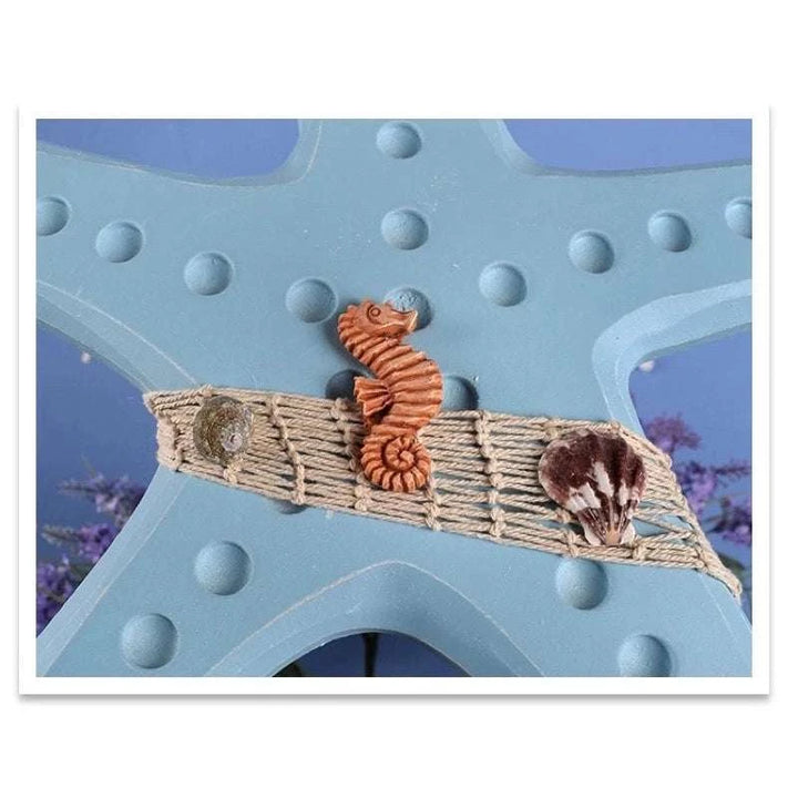Hanging Starfish Wall Decor - Nautical Resin Decorations