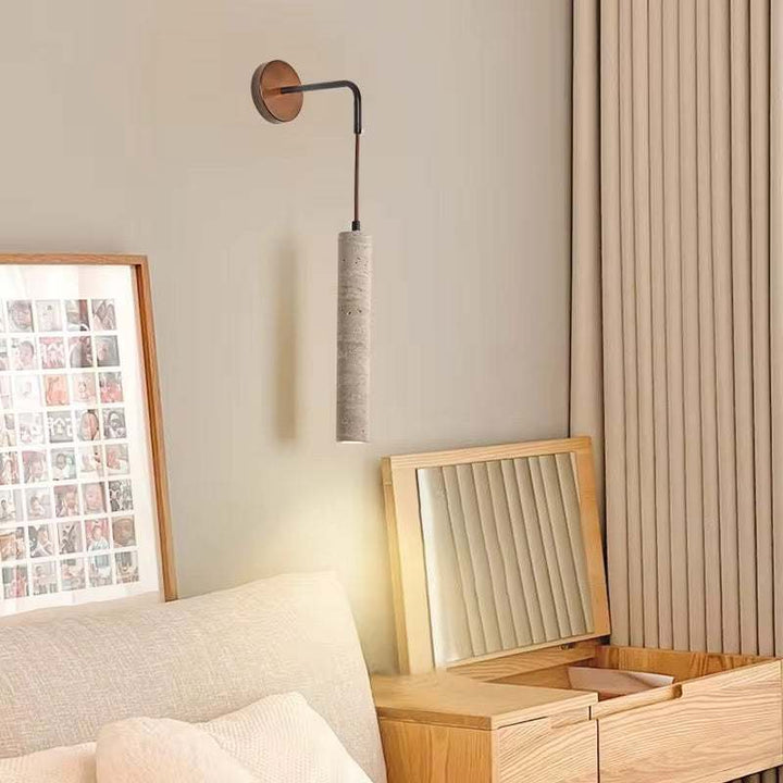 Travertine Wall Pendant Light
