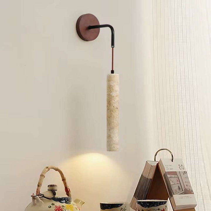 Travertine Wall Pendant Light