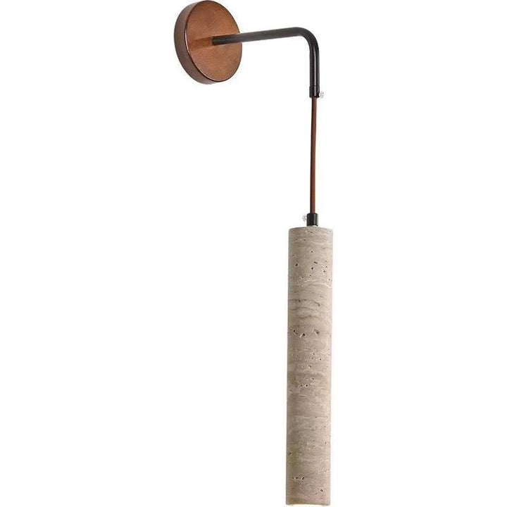 Travertine Wall Pendant Light