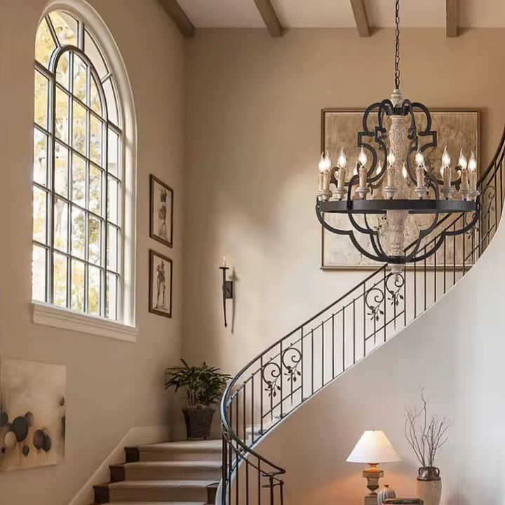 Grand Rustic Chandelier