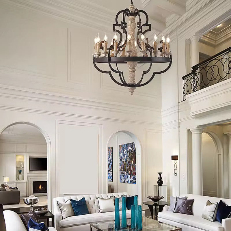 Grand Rustic Chandelier