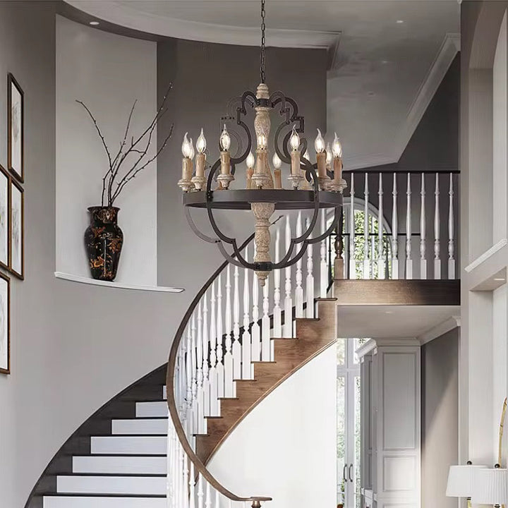 Grand Rustic Chandelier