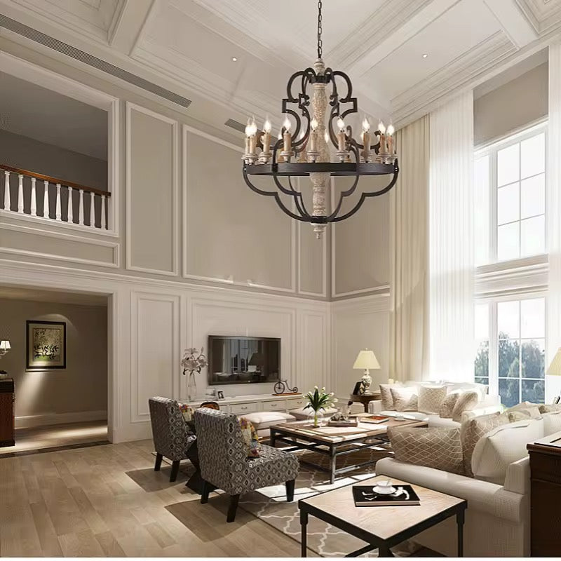 Grand Rustic Chandelier
