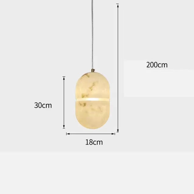Modern Alabaster pendant light