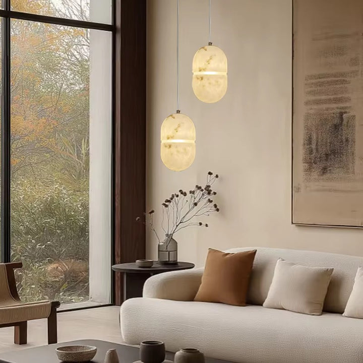 Modern Alabaster pendant light