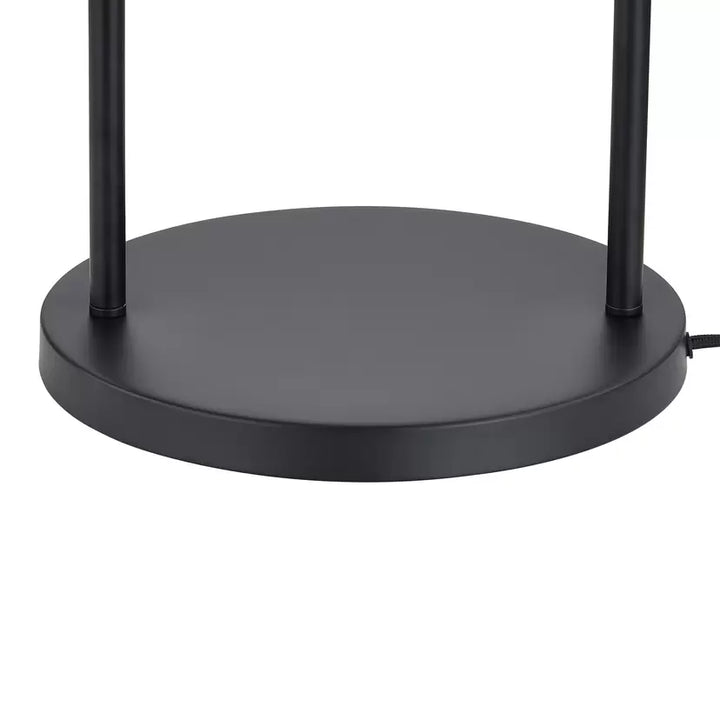 Contemporary Floor Lamp with Perforated Shade