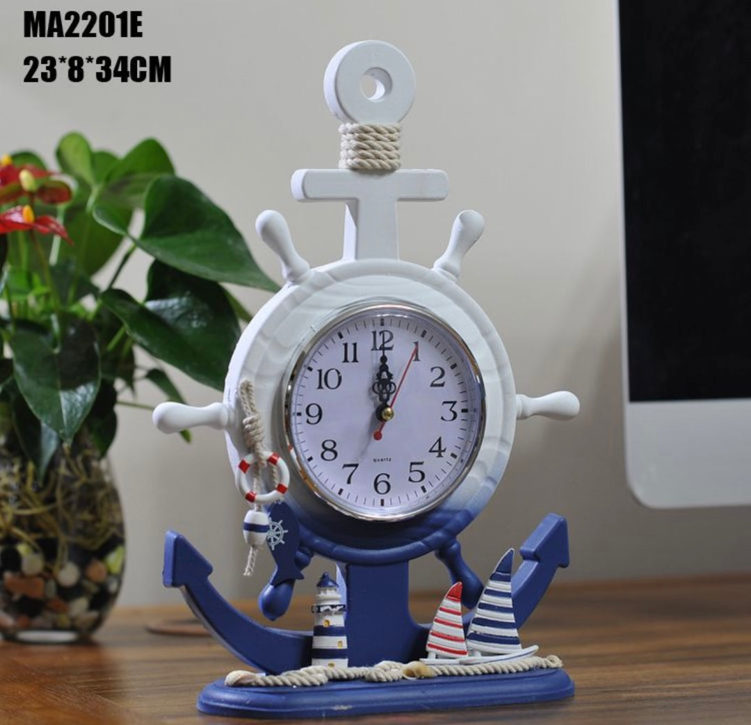 Nautical Anchor Wall Clock