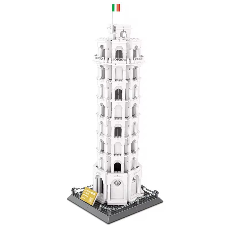 Leaning Tower of Pisa Building Blocks – Architectural Landmark Model (1334 Pcs)