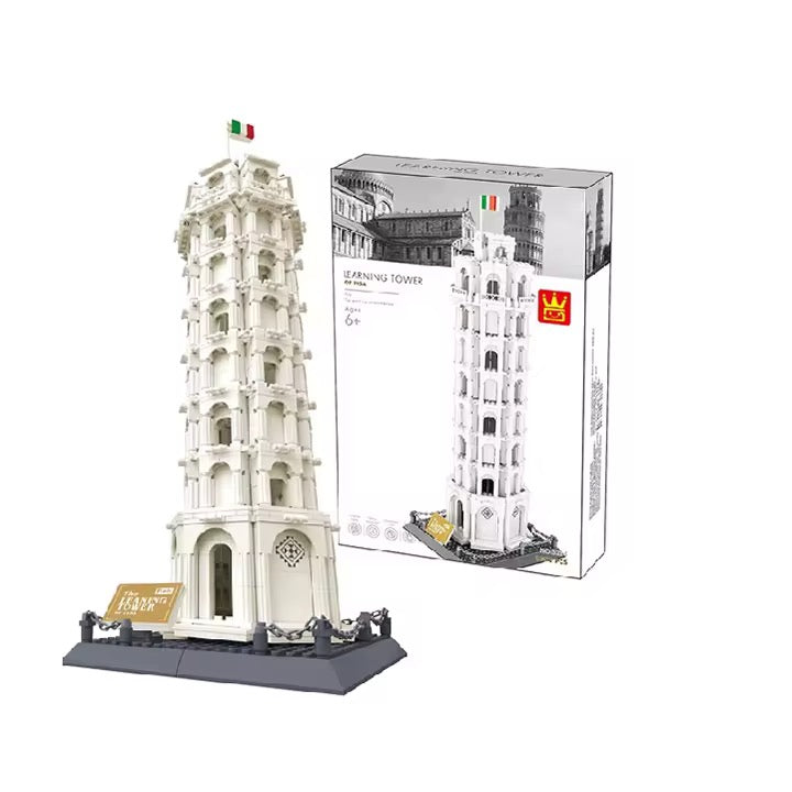 Leaning Tower of Pisa Building Blocks – Architectural Landmark Model (1334 Pcs)