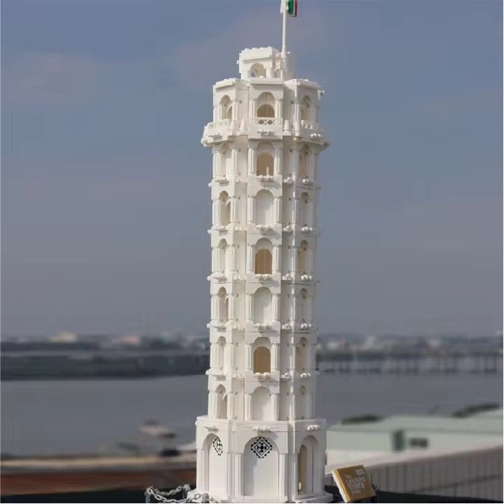Leaning Tower of Pisa Building Blocks – Architectural Landmark Model (1334 Pcs)