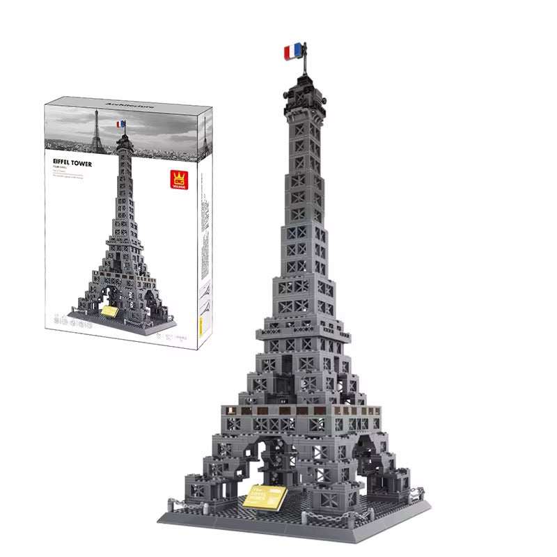 Eiffel Tower Building Blocks – Paris Architectural Landmark Model (976 Pcs)