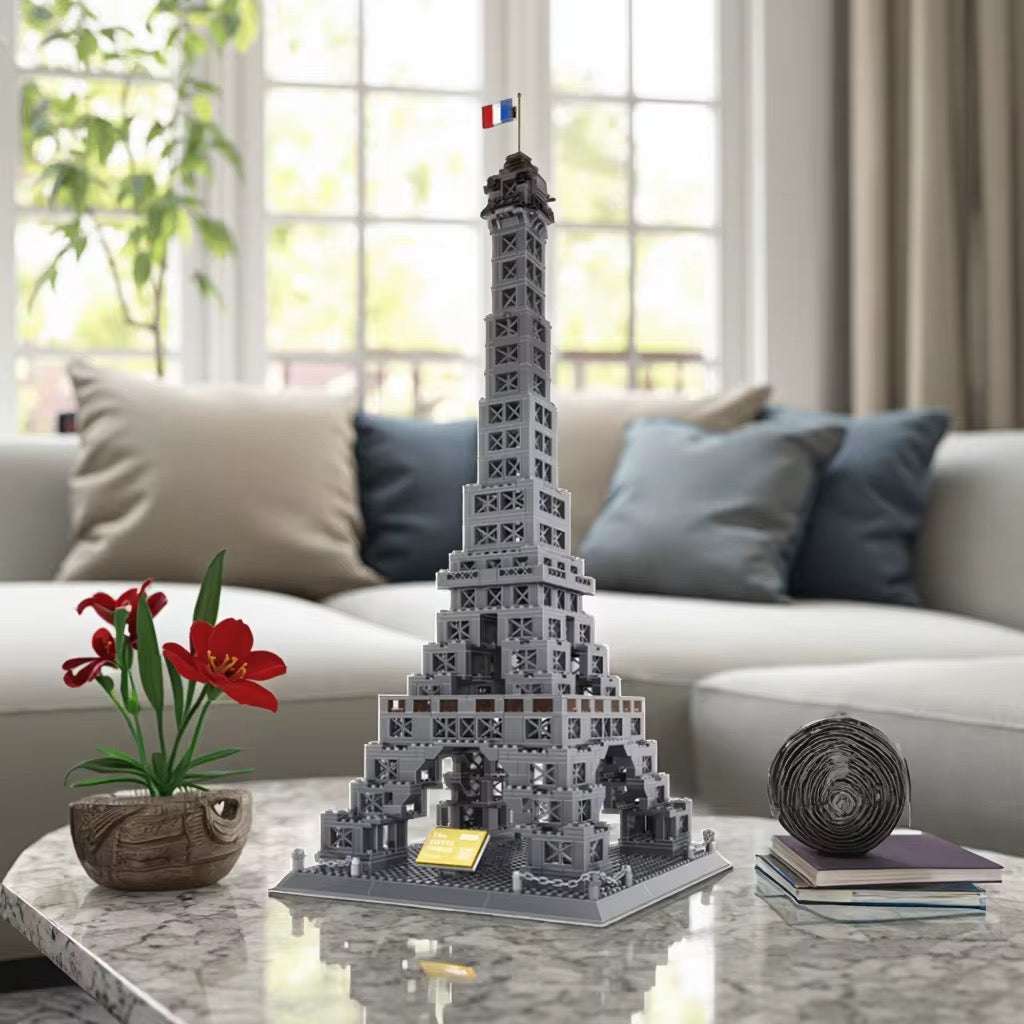 Eiffel Tower Building Blocks – Paris Architectural Landmark Model (976 Pcs)