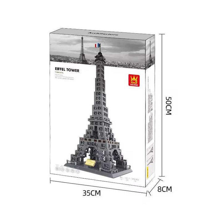 Eiffel Tower Building Blocks – Paris Architectural Landmark Model (976 Pcs)