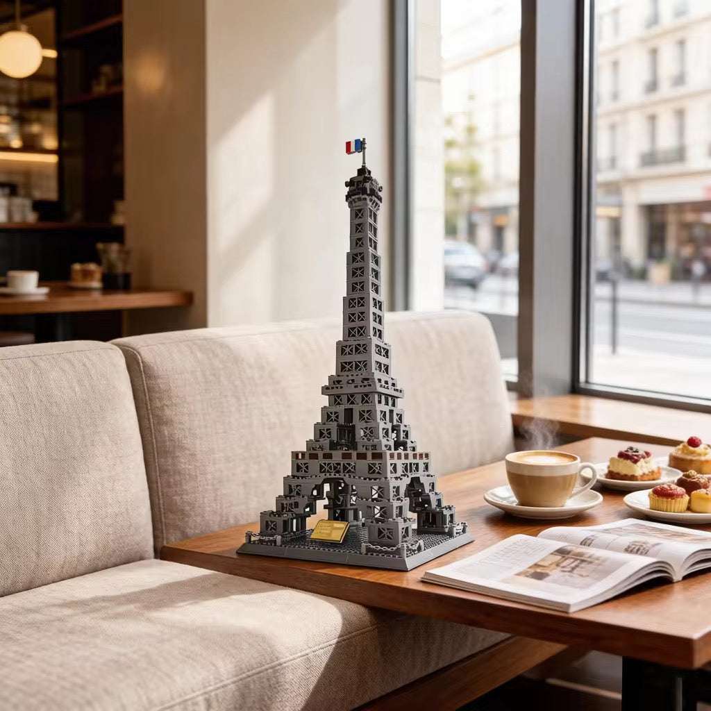 Eiffel Tower Building Blocks – Paris Architectural Landmark Model (976 Pcs)