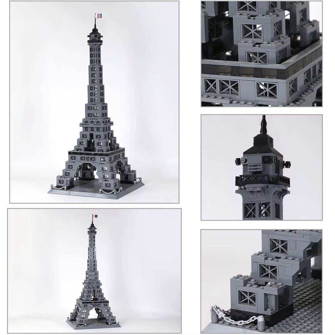 Eiffel Tower Building Blocks – Paris Architectural Landmark Model (976 Pcs)