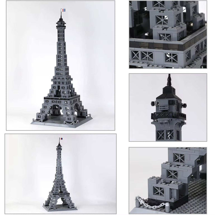 Eiffel Tower Building Blocks – Paris Architectural Landmark Model (976 Pcs)